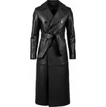 Dámský Kožený Kabát Daisy Lorren Brixton Černý Velikost: 4XL