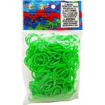 kreativní sada RAINBOW LOOM gumičky ZELENÉ neonové