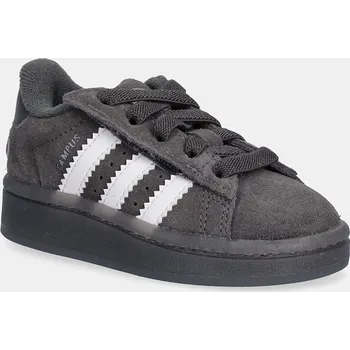 Chlapecké tenisky Dětské semišové tenisky adidas Originals CAMPUS 00s LED LIGHTS JS1284 šedá 90X, EUR 26