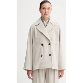 Dámský kabát Kabát s vlnou Marc O'Polo 508017570119 šedá 09X, vel. 38