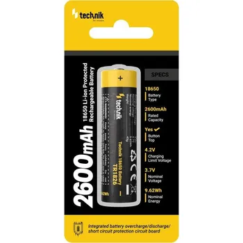 Článková baterie Baterie Technik 18650 TR1826 2600mAh 3,7V B1