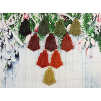 Vánoční ozdoba Ozdoba ze včelího vosku Tři králové červené