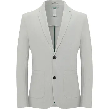 Letní lehké sako – prodyšný a pružný střih na jaro a léto Velikost: M, Barva (Varianta): Světle šedá