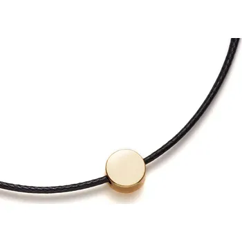 Náramek Pletený náramek se symbolem | šperk - Černá (kulatá)