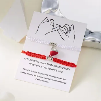 Náramek Párové magnetické náramky srdce | šperky 2 ks - Styl 9