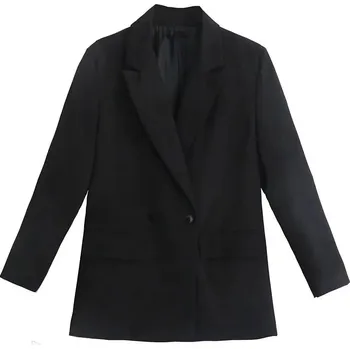 Dámské sako Dámské oversize sako – dvouřadé, volný střih, vintage styl Velikost: S, Barva (Varianta): Viz