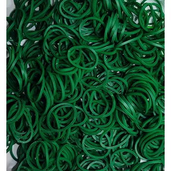 kreativní sada RAINBOW LOOM gumičky ZELENÉ tmavé