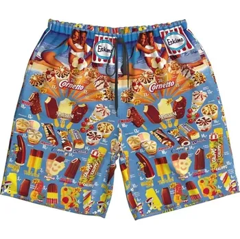 Pánské kraťasy Pánské kraťasy s motivem zmrzliny – letní plážový styl Velikost: XL, Barva (Varianta): Shorts-SZF34810