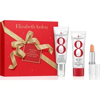 Elizabeth Arden Eight Hour Elizabeth Arden Eight Hour Eight Hour HydraPlay denní hydratační krém pro dokonalou pleť 45 ml + Elizabeth Arden Eight Hour Eight Hour HydraPlay čisticí přípravek na obličej 50 ml + Elizabeth Arden Eight Hour balzám na rty SPF 1