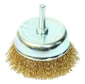 Drátěný kartáč Kartáč hrncový vlnitý stopka 75mm