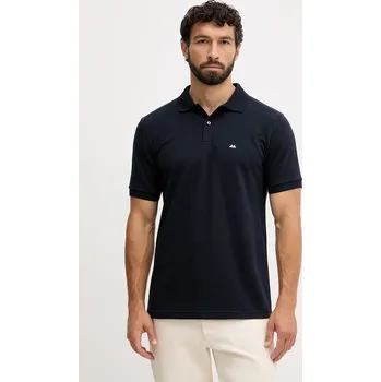 Bavlněné polo tričko Lindbergh 30.422045 námořnická modř 59X, vel. XL