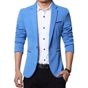 Pánské sako Pánské sako slim fit – elegantní střih, společenský styl Velikost: 3XL, Barva (Varianta): X1419 Blue