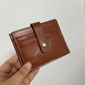 Outdoorové zavazadlo Jednobarevné pouzdro na karty s texturou Barva (Varianta): Hnědá