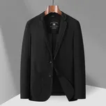 Letní pánská bunda z ledového hedvábí ve stylu ochrany proti slunci Velikost: XXS, Barva (Varianta): Černá