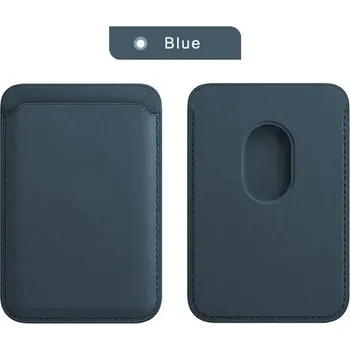 Ledvinka Kožené pouzdro na iPhone – MagSafe, držák na karty Barva (Varianta): leather dark blue
