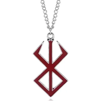 Náhrdelník Anime přívěsek Gundam – cosplay řetízek pro fanoušky Barva (Varianta): N1089 Red