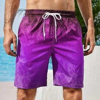 Pánské plážové šortky s 3D potiskem – volný surf styl Velikost: 3XL, Barva (Varianta): Shorts-YSY019963