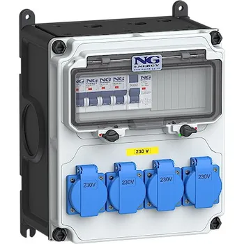 Rozvaděč Zásuvkové kombinace 4x230V, SC 31 309 VB.01