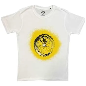 Pánské oblečení Merch The Stone Roses: The Stone Roses Unisex T-shirt: Lemon Spray (white) (large) L