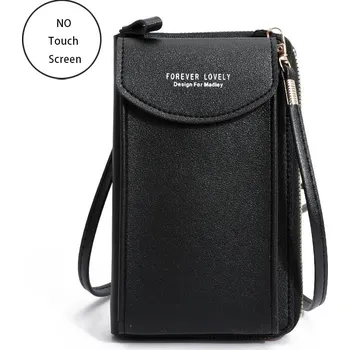 Kabelka Dámská peněženka / kabelka crossbody Barva: Black 2, Velikost: 11x4x18CM