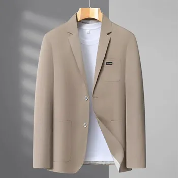 Lehký business sako – letní styl s prodyšným střihem Velikost: 3XS, Barva (Varianta): Khaki