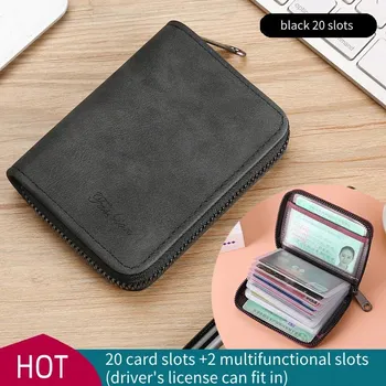 Ledvinka Ultra tenké pouzdro na karty – pro doklady a řidičský průkaz Barva (Varianta): Smart black [20 card positions for Mirror Window]]