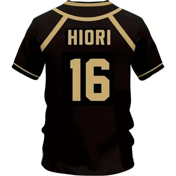 Dámské tričko Anime sportovní tričko s motivem Blue Lock pro fanoušky Velikost: 110, Barva (Varianta): TTwd80754LJ