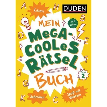 První čtění Mein megacooles Rätselbuch - Lesen | Schreiben | Spaß mit Wörtern - ab 8 Jahren - Band 2 - Eck, Janine
