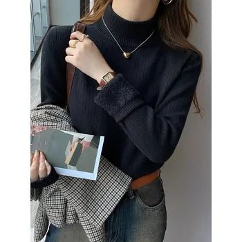 Dámský rolák s podšívkou – zimní hřejivý spodní díl Barva: Černá, Velikost: ONE SIZE