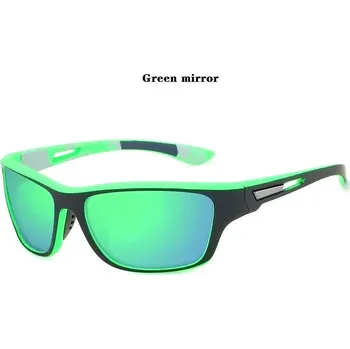 Sluneční brýle sluneční brýle z pružného silikonu s UV ochranou Barva čoček: D557(Green Mirror)