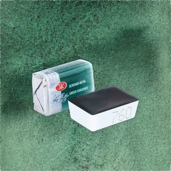 Speciální výtvarná barva White Nights Akvarelová barva Granulující 2,5 ml Green Shadows 760