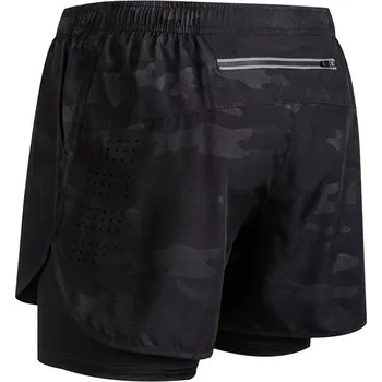 Pánské kraťasy Pánské sportovní šortky – 2v1, rychleschnoucí materiál Velikost: M, Barva (Varianta): Black YHMC