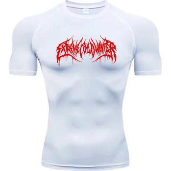 Pánské tričko do posilovny – kompresní, rychleschnoucí střih Velikost: 3XL, Barva (Varianta): 2