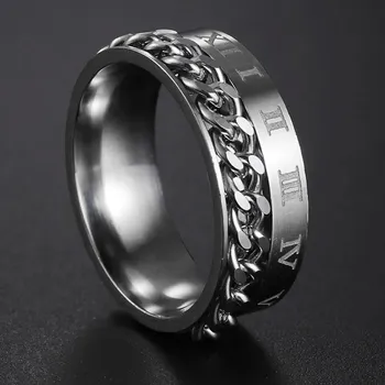 Prsten Otočný prsten proti stresu pro ženy i muže | fidget prsten, antistresový prsten - 65R1 , 9