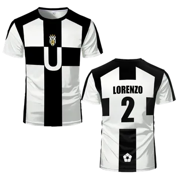 Anime tričko pro muže – krátký rukáv, fotbalový cosplay motiv Velikost: 110, Barva (Varianta): TTwd81440LJ