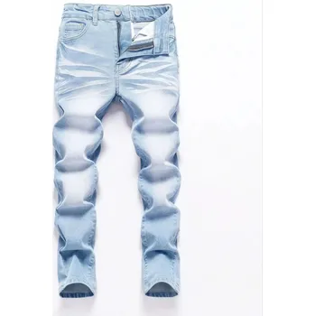 Pánské džíny Pánské široké džíny Y2K – hip-hop styl, buggy volný střih Barva: Nebeská, Velikost: 2XL