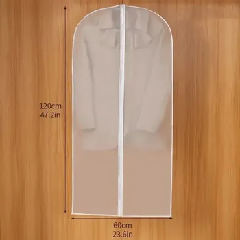 Obal na šaty Průhledný obal na šaty se zipem | vak - Průhledné M