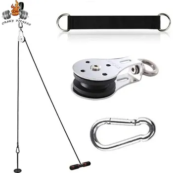 Nerezová otočná kladka 360 st. pro posilování | fitness příslušenství | domácí posilovna 3 ks