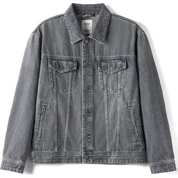 Pánská softshellová bunda Pánská oversize džínová bunda – vintage styl a kvalitní látka Velikost: XL, Barva (Varianta): Charcoal Grey