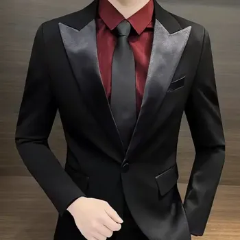 Slavnostní pánský oblek pro svatby, večírky i vystoupení Velikost: 3XL, Barva (Varianta): Černá