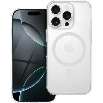 Pouzdro na mobilní telefon Drop Glue Barevný kroužek Mag Cover kompatibilní s MagSafe pro IPHONE 17 PLUS bílý