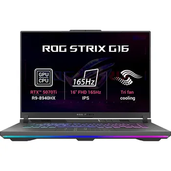 Notebook ASUS ROG Strix G16 G614PR-RV031 Eclipse Gray kovový (G614PR-RV031)