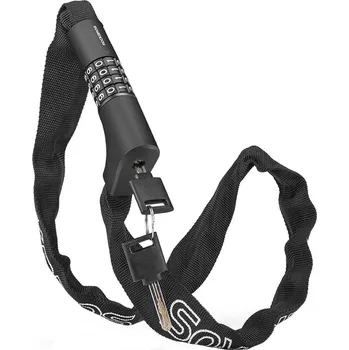 Zámek na kolo Zámek na kolo Rockbros 3230002001 s kombinací a klíčem - černý