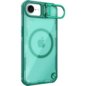 Magnetický kryt Nillkin Iceblade Prop se stojánkem pro iPhone 16e - zelený