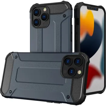 Pouzdro na mobilní telefon Hurtel Hybrid Armor kryt pro iPhone 14 Pro Max, obrněný hybridní kryt modrý