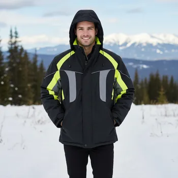 pracovní bunda Procera Bunda LUMINA WINTER Velikost XXL černá/žlutá