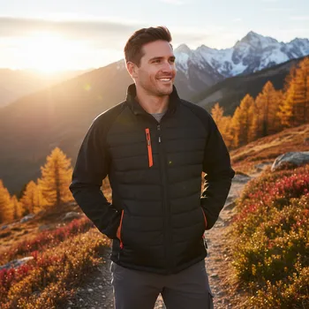 Pánská bunda Procera Bunda SWIFT WINTER Velikost XXXL černá/oranžová