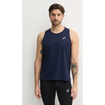 Pánské tričko Běžecké tričko Asics Core tmavomodrá barva, 2011D223 59X, vel. L