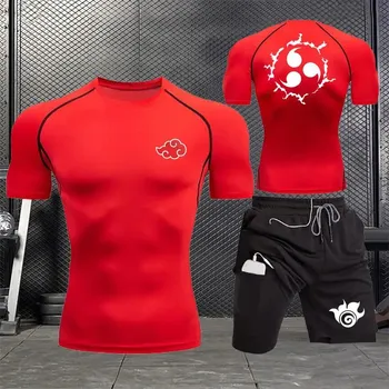 Pánský fitness set – kompresní tričko a šortky Velikost: 2XL, Barva (Varianta): 5