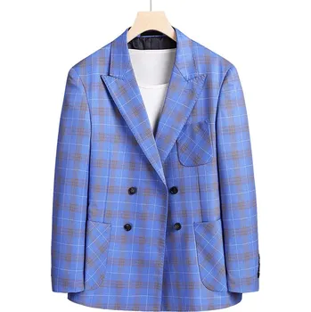 Dvouřadé sako s mladistvým střihem – business & volný čas Velikost: 3XS, Barva (Varianta): Nebeská